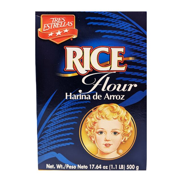 Harina de Arroz – Rice Flour Tres Estrellas 17.64oz (500gr)