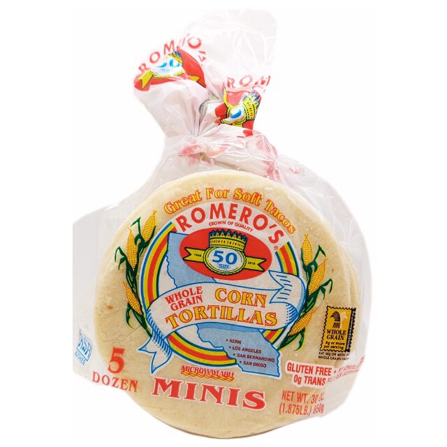 Tortillas Romero’s Mini 5 Dozen 30oz (850gr)