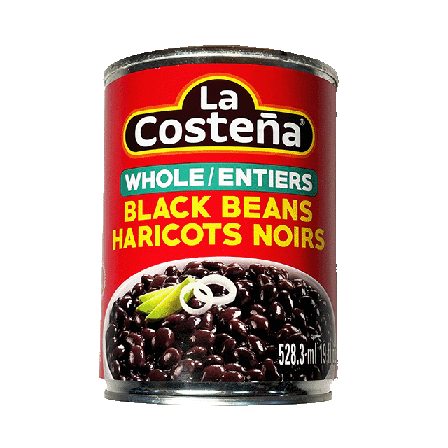 La Costena Whole Black Beans 19oz