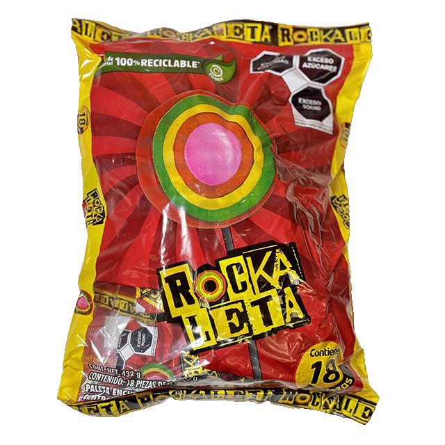 Rockaleta Bolsa 18pcs 432g